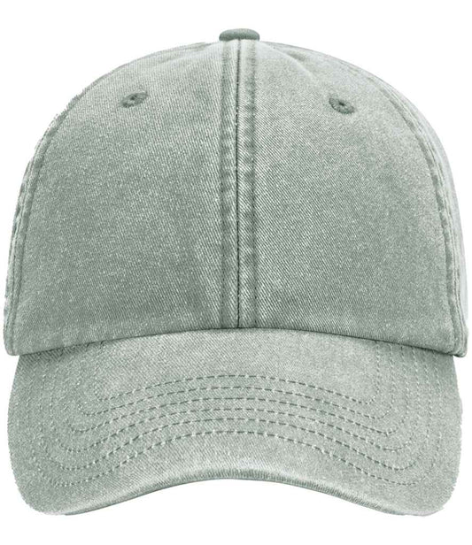Beechfield Junior Low Profile Vintage Cap - Vintage Sage Green (BB655B)