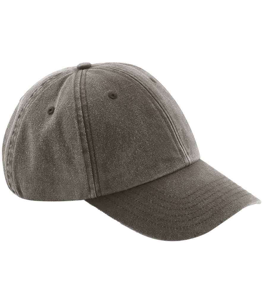 Beechfield Low Profile Vintage Cap - Vintage Brown (BB655)
