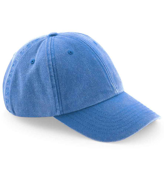 Beechfield Low Profile Vintage Cap - Vintage Cornflower (BB655)