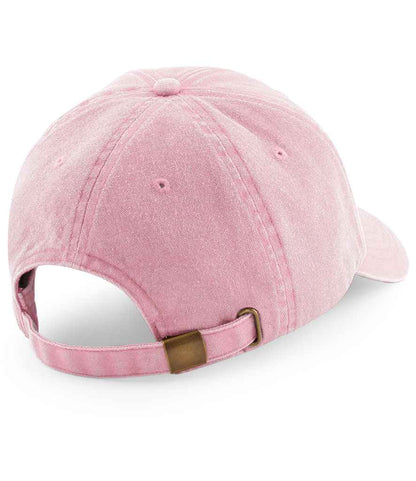 Beechfield Low Profile Vintage Cap - Vintage Dusky Pink (BB655)