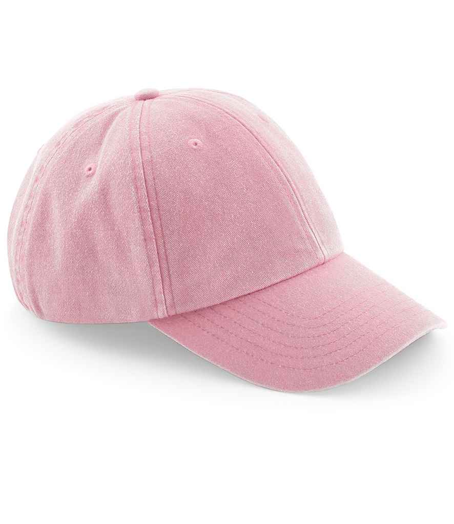 Beechfield Low Profile Vintage Cap - Vintage Dusky Pink (BB655)