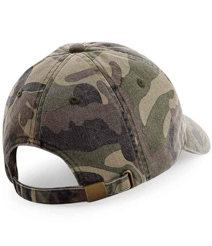 Beechfield Low Profile Vintage Cap - Vintage Jungle Camo (BB655)