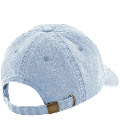 Beechfield Low Profile Vintage Cap - Vintage Light Blue (BB655)