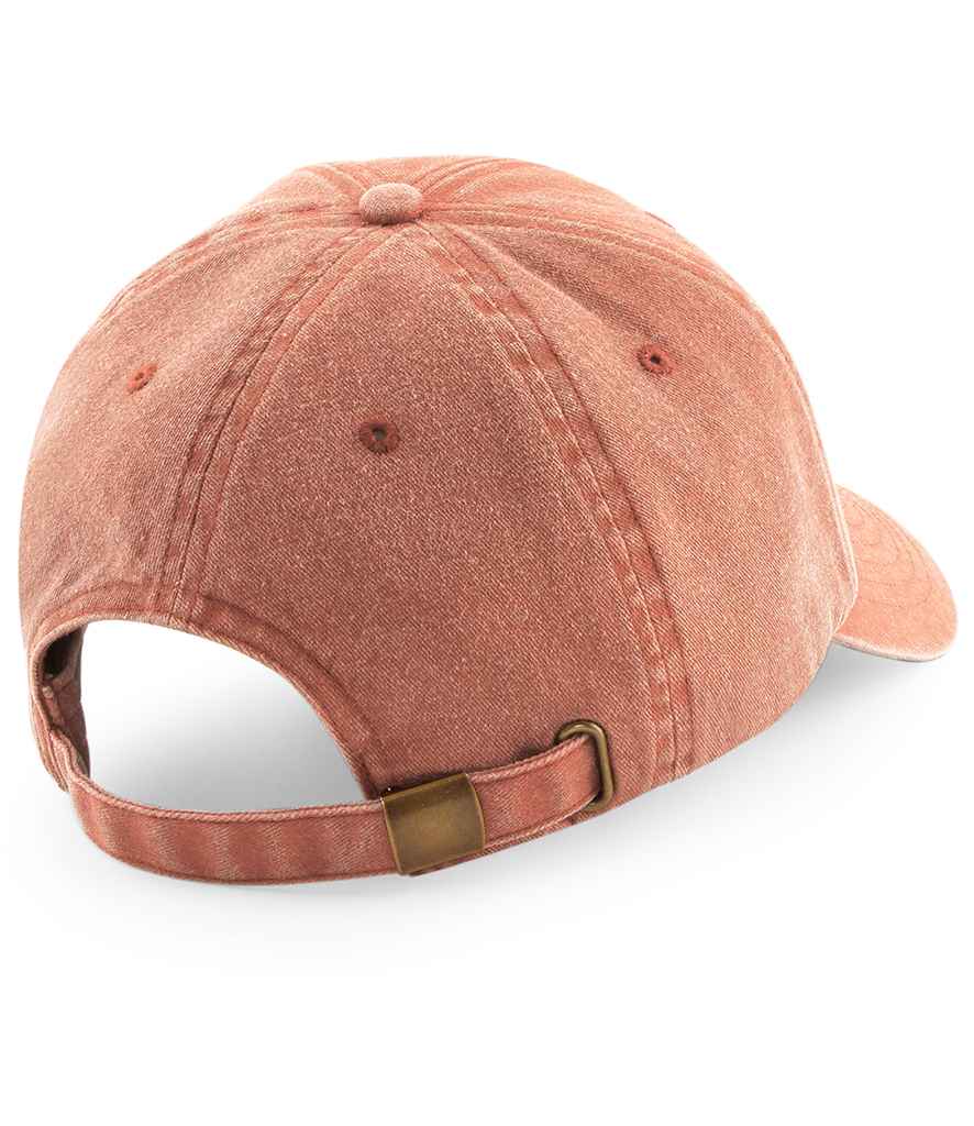 Beechfield Low Profile Vintage Cap - Vintage Orange (BB655)