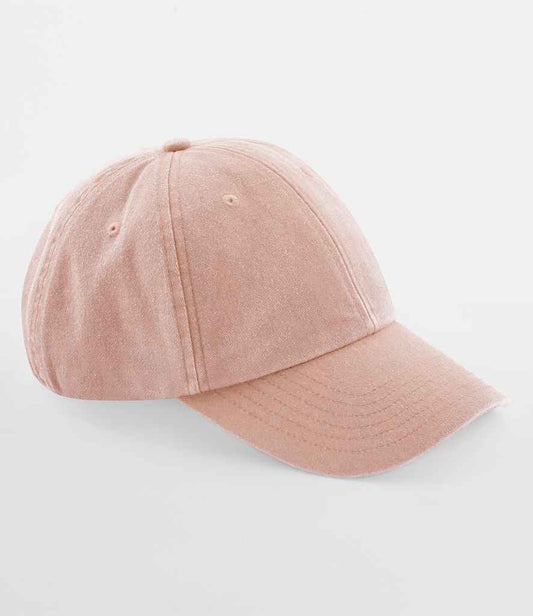 Beechfield Low Profile Vintage Cap - Vintage Peach (BB655)