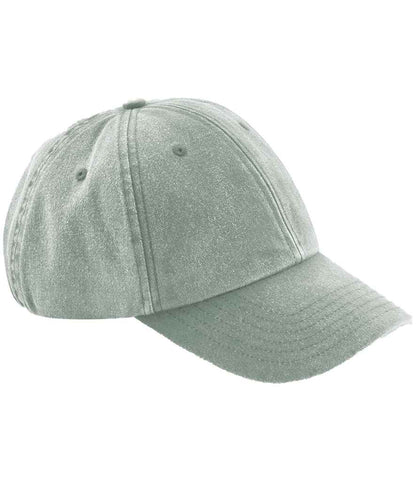 Beechfield Low Profile Vintage Cap - Vintage Sage Green (BB655)