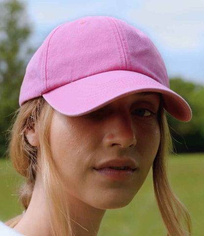 Beechfield Low Profile Vintage Cap - Vintage True Pink (BB655)