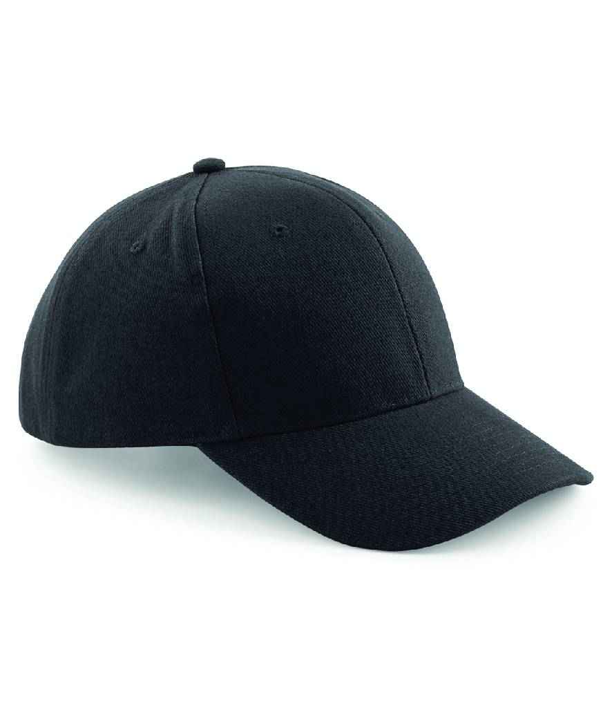 Beechfield Pro-Style Heavy Brushed Cotton Cap - Black (BB65)