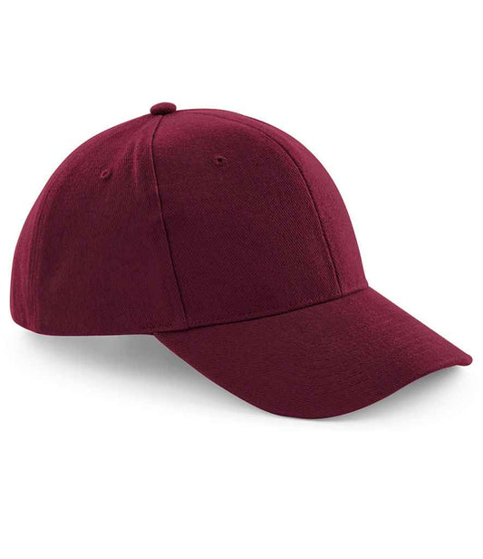 Beechfield Pro-Style Heavy Brushed Cotton Cap - Burgundy (BB65)