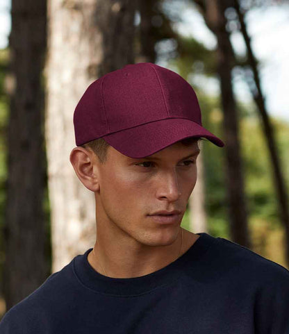 Beechfield Pro-Style Heavy Brushed Cotton Cap - Burgundy (BB65)