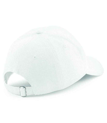 Beechfield Pro-Style Heavy Brushed Cotton Cap - White (BB65)