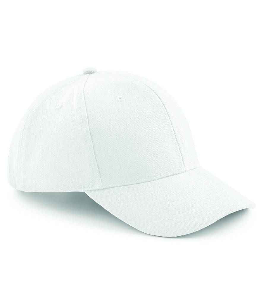 Beechfield Pro-Style Heavy Brushed Cotton Cap - White (BB65)