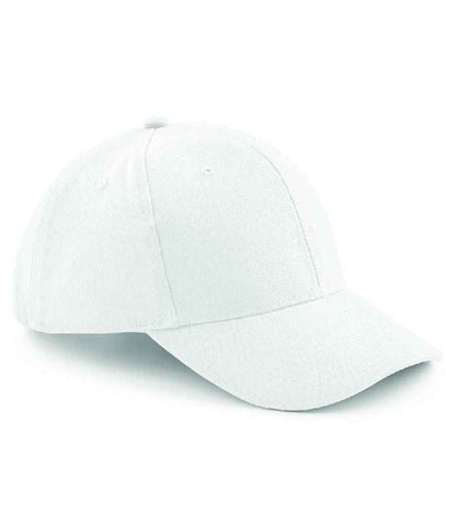 Beechfield Pro-Style Heavy Brushed Cotton Cap - White (BB65)