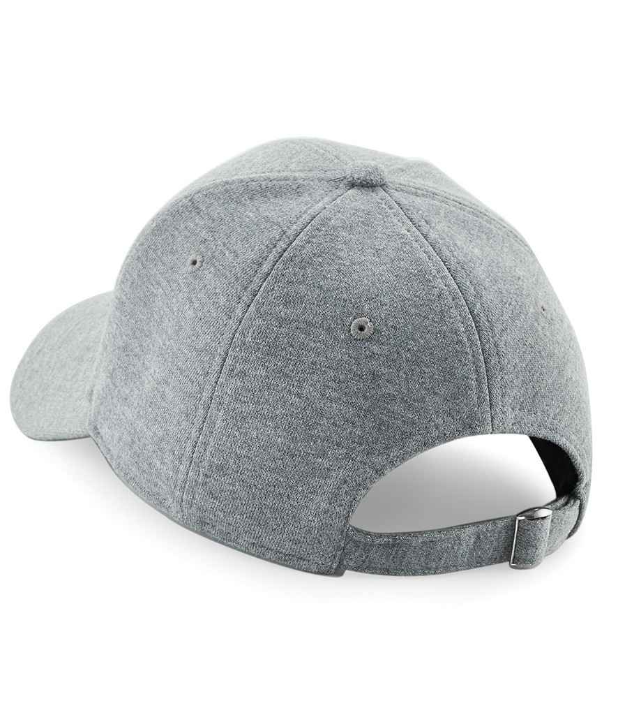 Beechfield Jersey Athleisure Baseball Cap - Heather Grey (BB677)