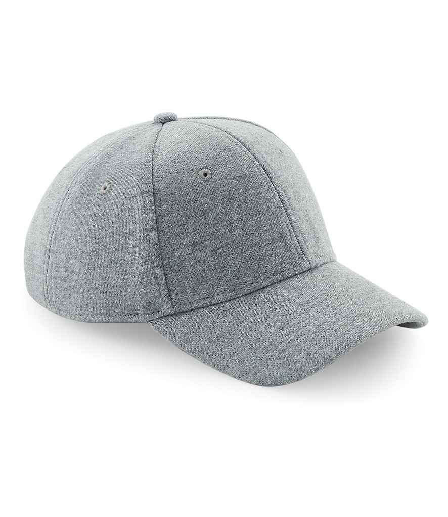Beechfield Jersey Athleisure Baseball Cap - Heather Grey (BB677)