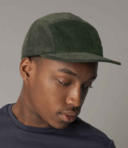 Beechfield EarthAware® Organic Cord Camper Cap - Forest Night (BB679)