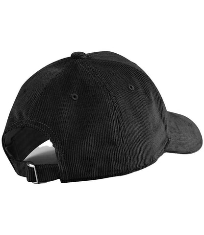 Beechfield EarthAware® Organic Cord Baseball Cap - Black (BB680)