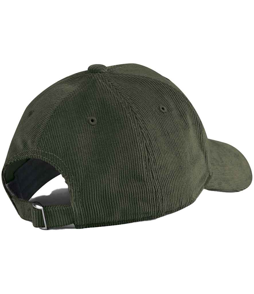 Beechfield EarthAware® Organic Cord Baseball Cap - Forest Night (BB680)