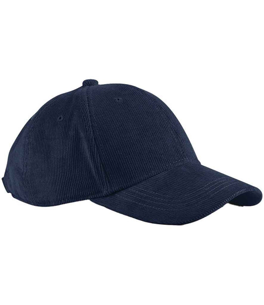 Beechfield EarthAware® Organic Cord Baseball Cap - Oxford Navy (BB680)