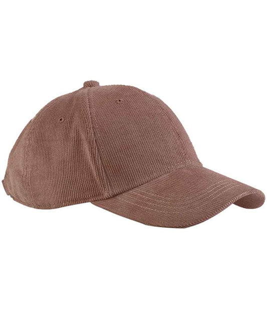 Beechfield EarthAware® Organic Cord Baseball Cap - Redwood (BB680)