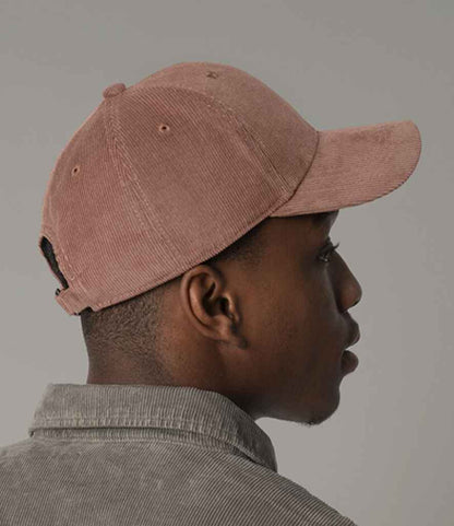 Beechfield EarthAware® Organic Cord Baseball Cap - Redwood (BB680)