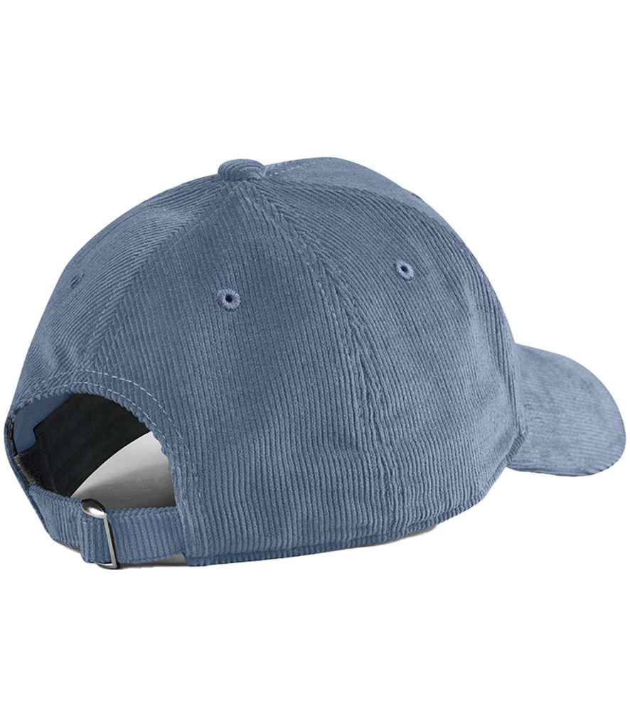 Beechfield EarthAware® Organic Cord Baseball Cap - Slate Blue (BB680)