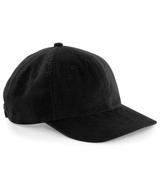 Beechfield Heritage Cord Cap - Black (BB682)