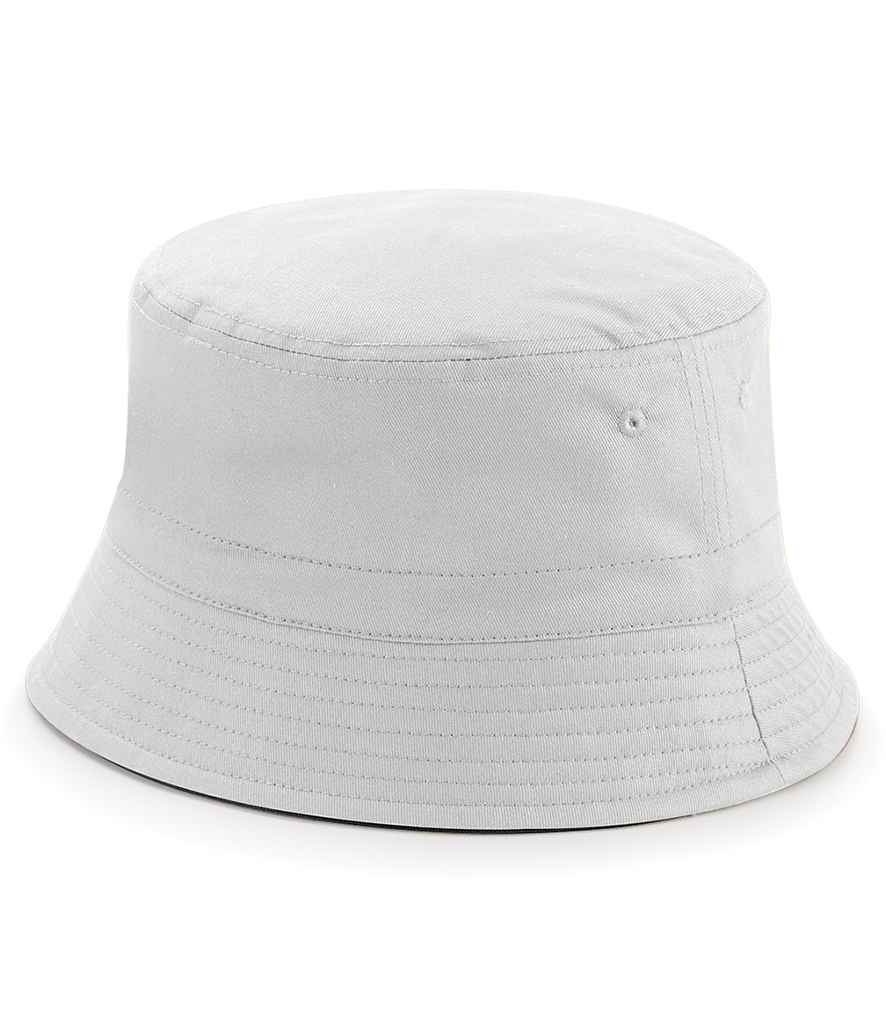 Beechfield Reversible Bucket Hat - Black/Light Grey (BB686)