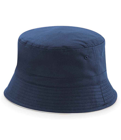 Beechfield Reversible Bucket Hat - French Navy/White (BB686)