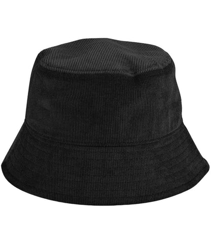 Beechfield EarthAware® Organic Cord Bucket Hat - Black (BB687)