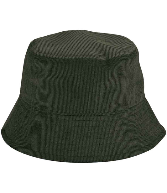 Beechfield EarthAware® Organic Cord Bucket Hat - Forest Night (BB687)