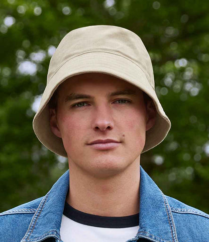Beechfield EarthAware® Organic Cord Bucket Hat - Stone (BB687)
