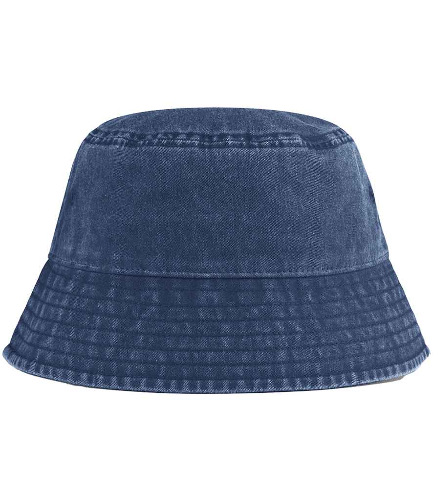 Beechfield Junior Vintage Bucket Hat - Vintage Denim (BB688B)