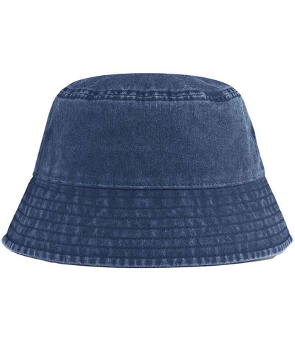 Beechfield Junior Vintage Bucket Hat - Vintage Denim (BB688B)