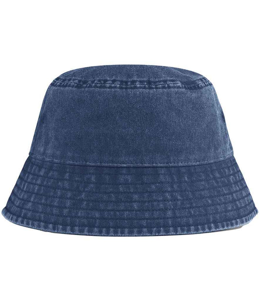 Beechfield Junior Vintage Bucket Hat - Vintage Denim (BB688B)