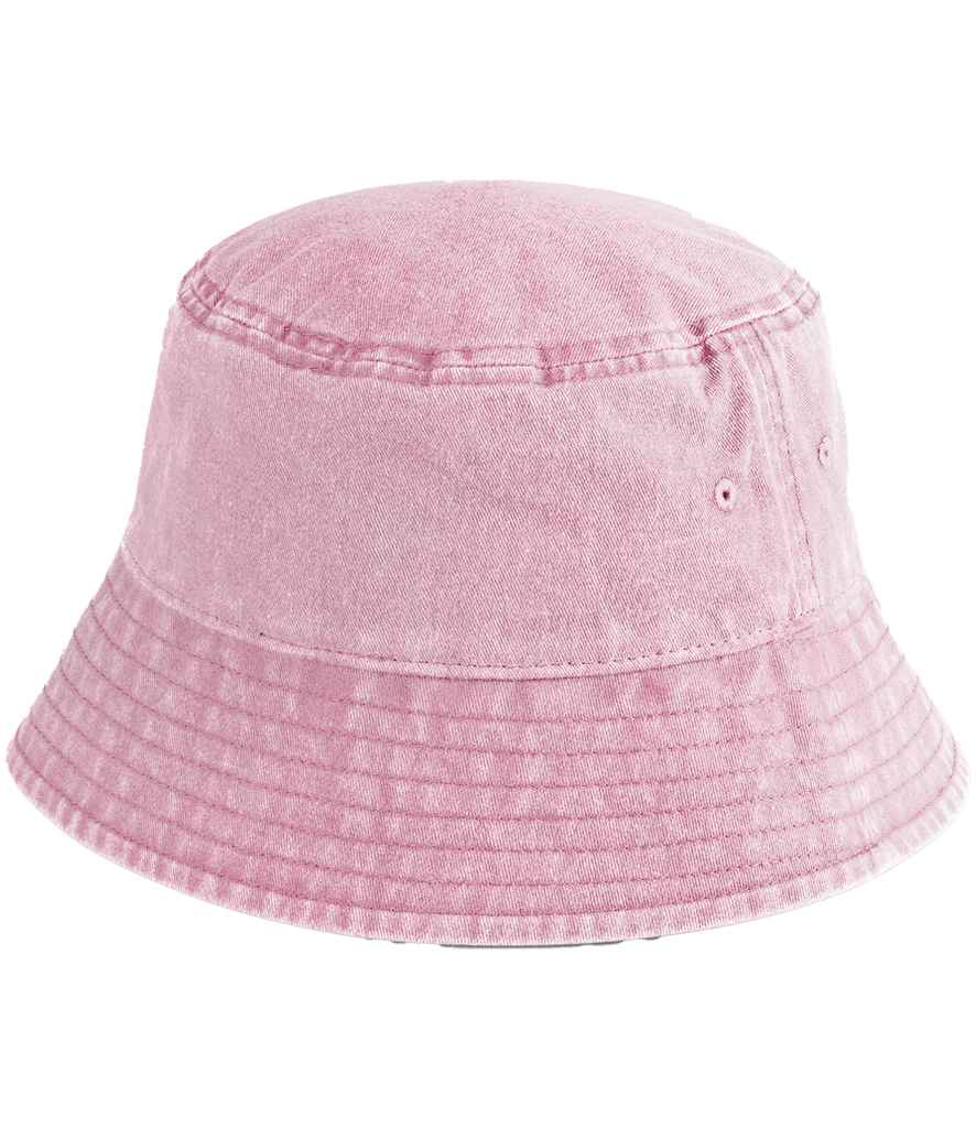 Beechfield Junior Vintage Bucket Hat - Vintage Dusky Pink (BB688B)