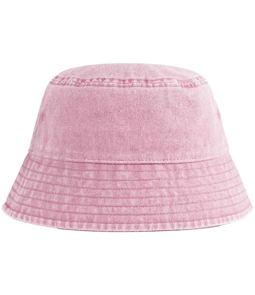 Beechfield Junior Vintage Bucket Hat - Vintage Dusky Pink (BB688B)