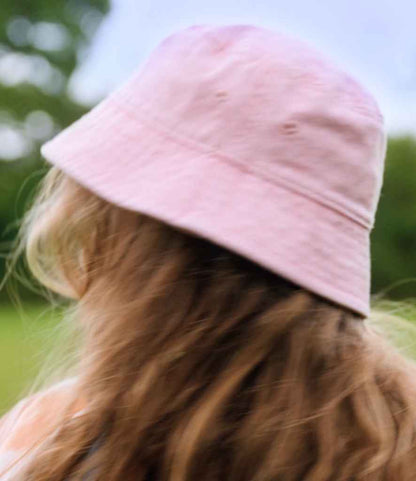 Beechfield Junior Vintage Bucket Hat - Vintage Dusky Pink (BB688B)