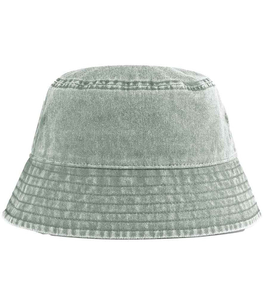 Beechfield Junior Vintage Bucket Hat - Vintage Sage Green (BB688B)