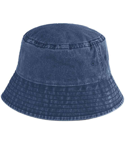 Beechfield Vintage Bucket Hat - Vintage Denim (BB688)