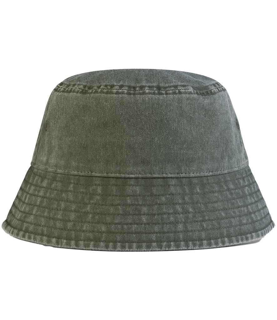 Beechfield Vintage Bucket Hat - Vintage Olive (BB688)
