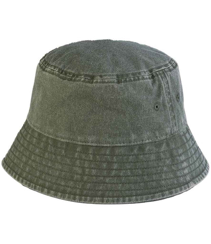 Beechfield Vintage Bucket Hat - Vintage Olive (BB688)