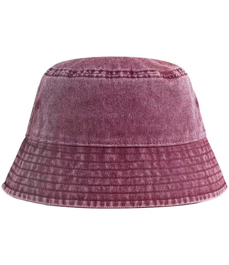 Beechfield Vintage Bucket Hat - Vintage Red (BB688)