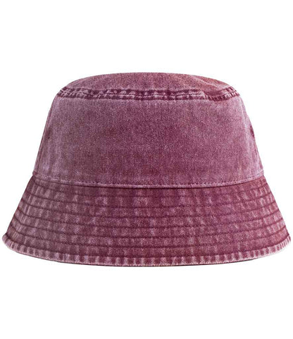 Beechfield Vintage Bucket Hat - Vintage Red (BB688)