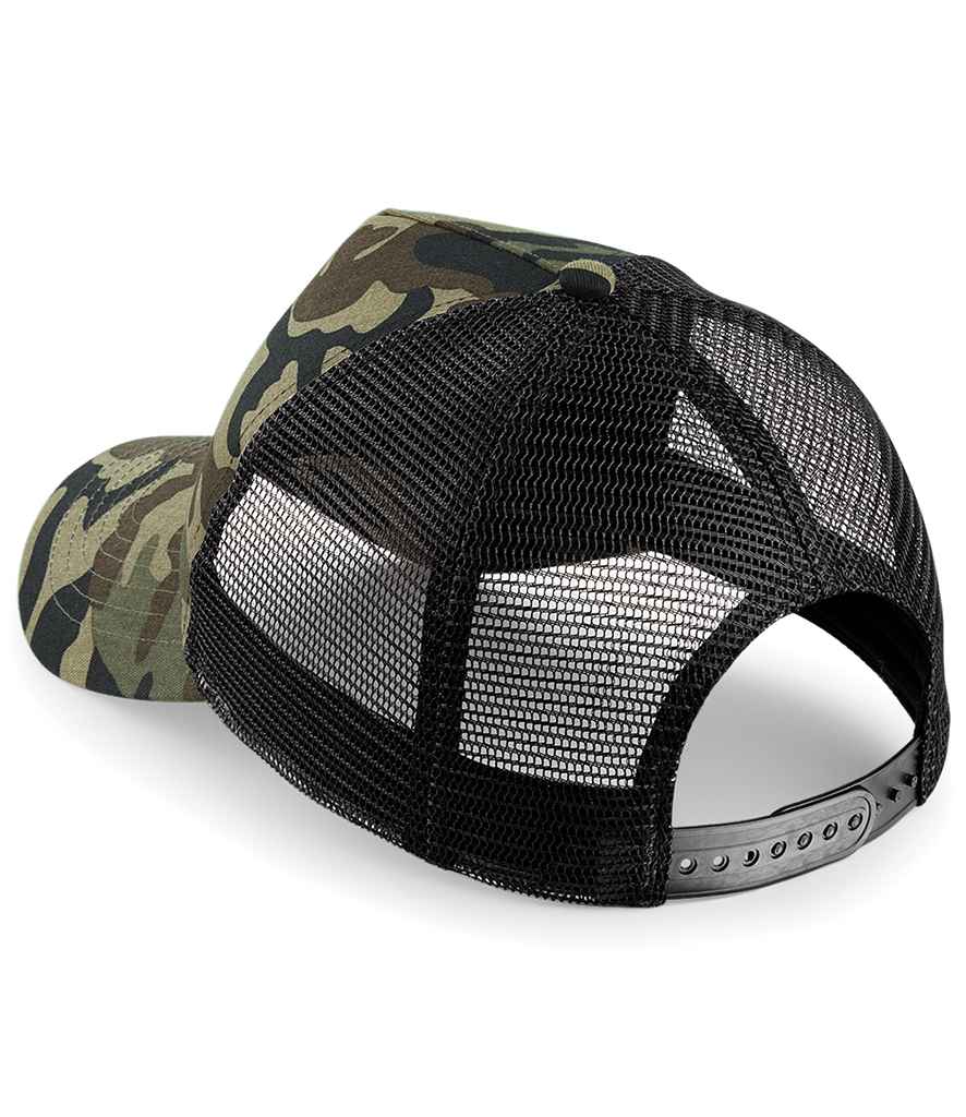 Beechfield Camo Snapback Trucker Cap - Jungle Camo (BB694)