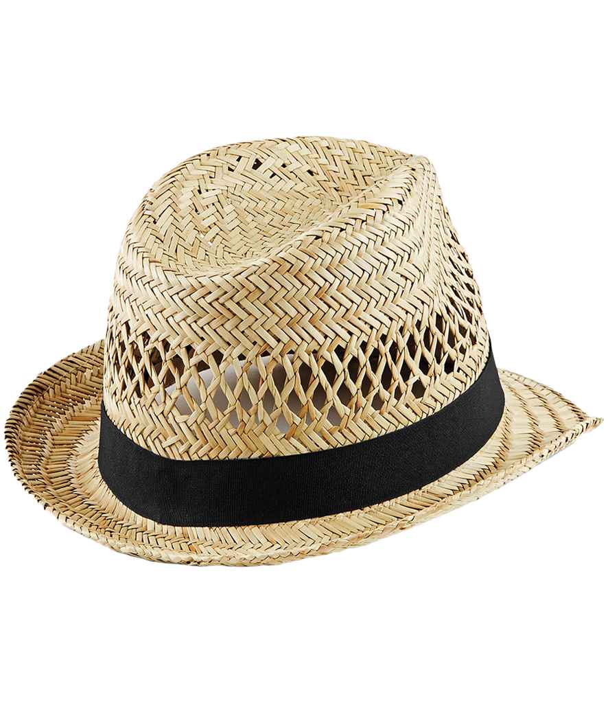 Beechfield Straw Summer Trilby - Natural (BB730)