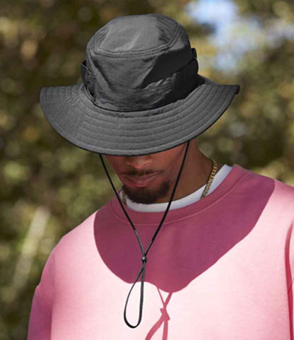 Beechfield Outdoor Adventure Sun Hat - Black (BB790R)
