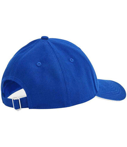 Beechfield EarthAware® Classic Organic Cotton 6 Panel Sandwich Peak Cap - Bright Royal/White (BB820C)