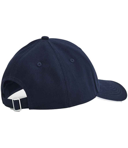 Beechfield EarthAware® Classic Organic Cotton 6 Panel Sandwich Peak Cap - French Navy/White (BB820C)