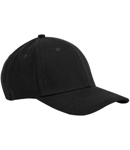 Beechfield EarthAware® Classic Organic Cotton 6 Panel Cap - Black (BB820)